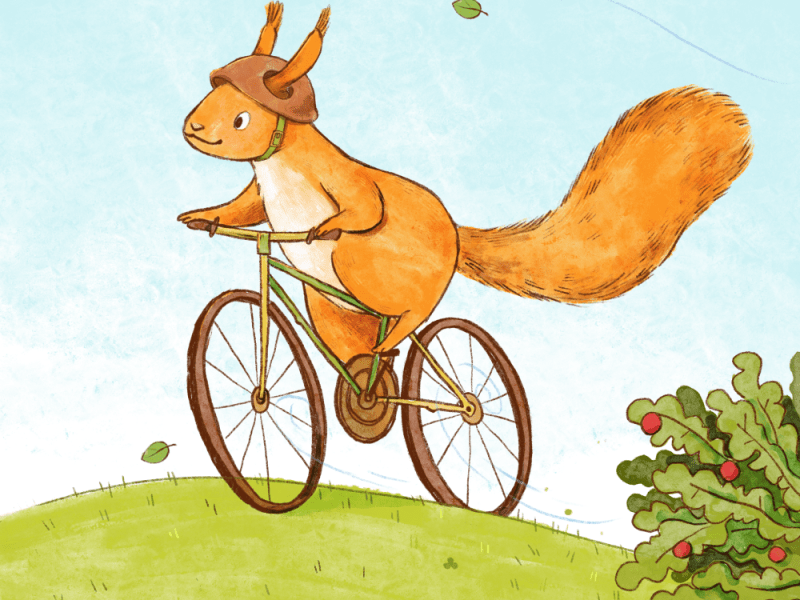 35. La gara di bicicletta al Bosco dei&nbsp;Centopiedi